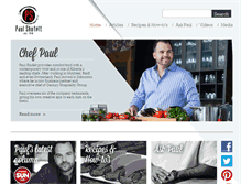 Tablet Screenshot of chefpaulshufelt.com